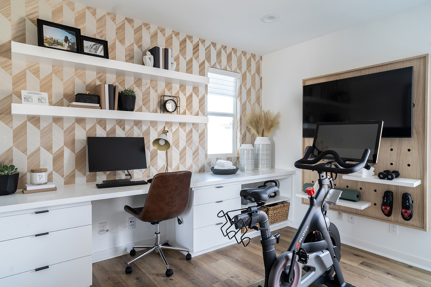 Home Office With Peloton