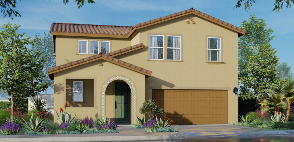 Blossom Walk Rendering_New homes in Compton